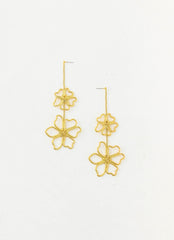 Wildflower Earrings - Gold
