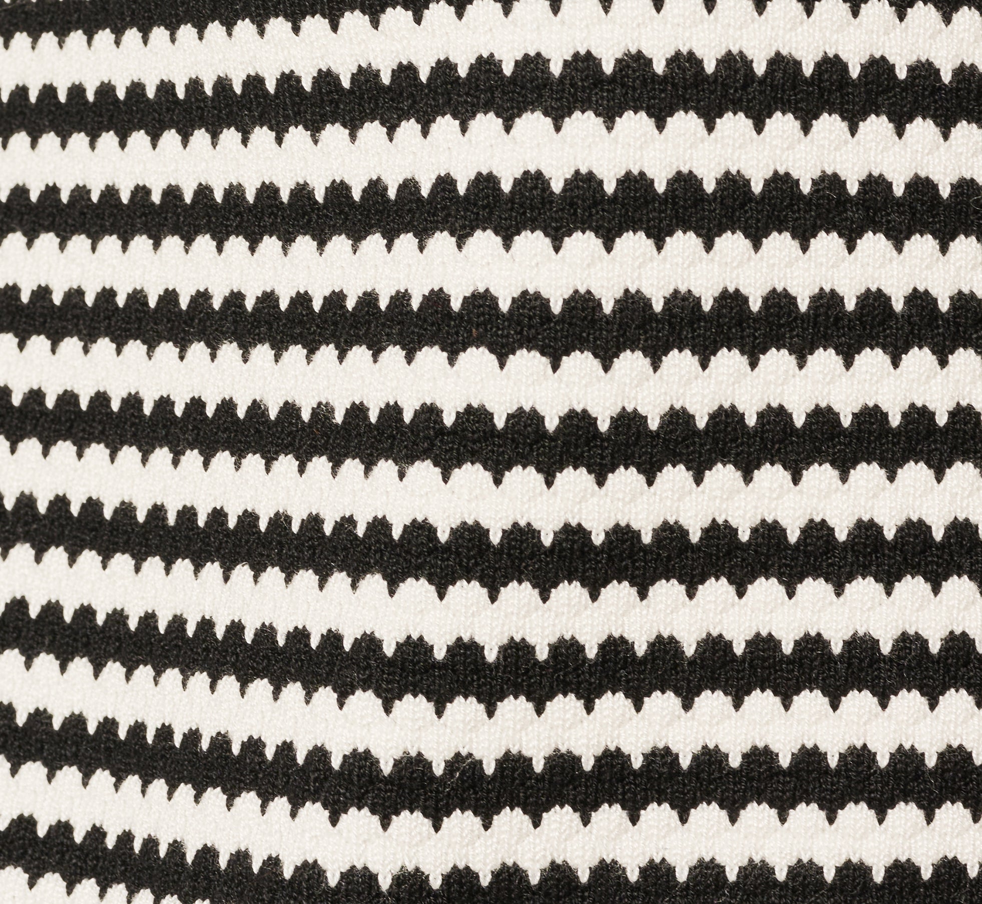 Short Sleeve Tie Neck Cardigan In Ivory Black