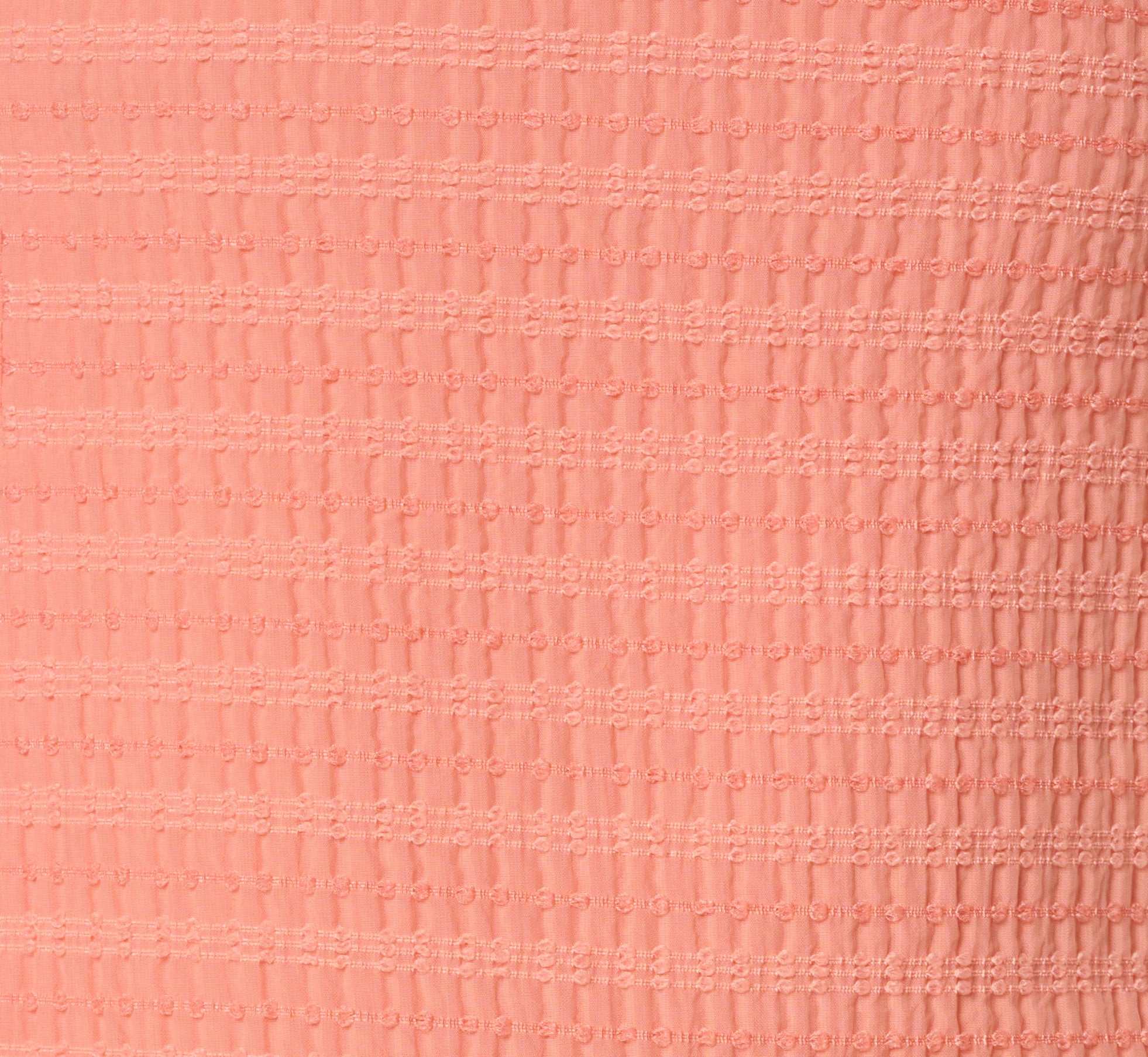 Drop Waist Seersucker Beaded Strap Sundress In Coral