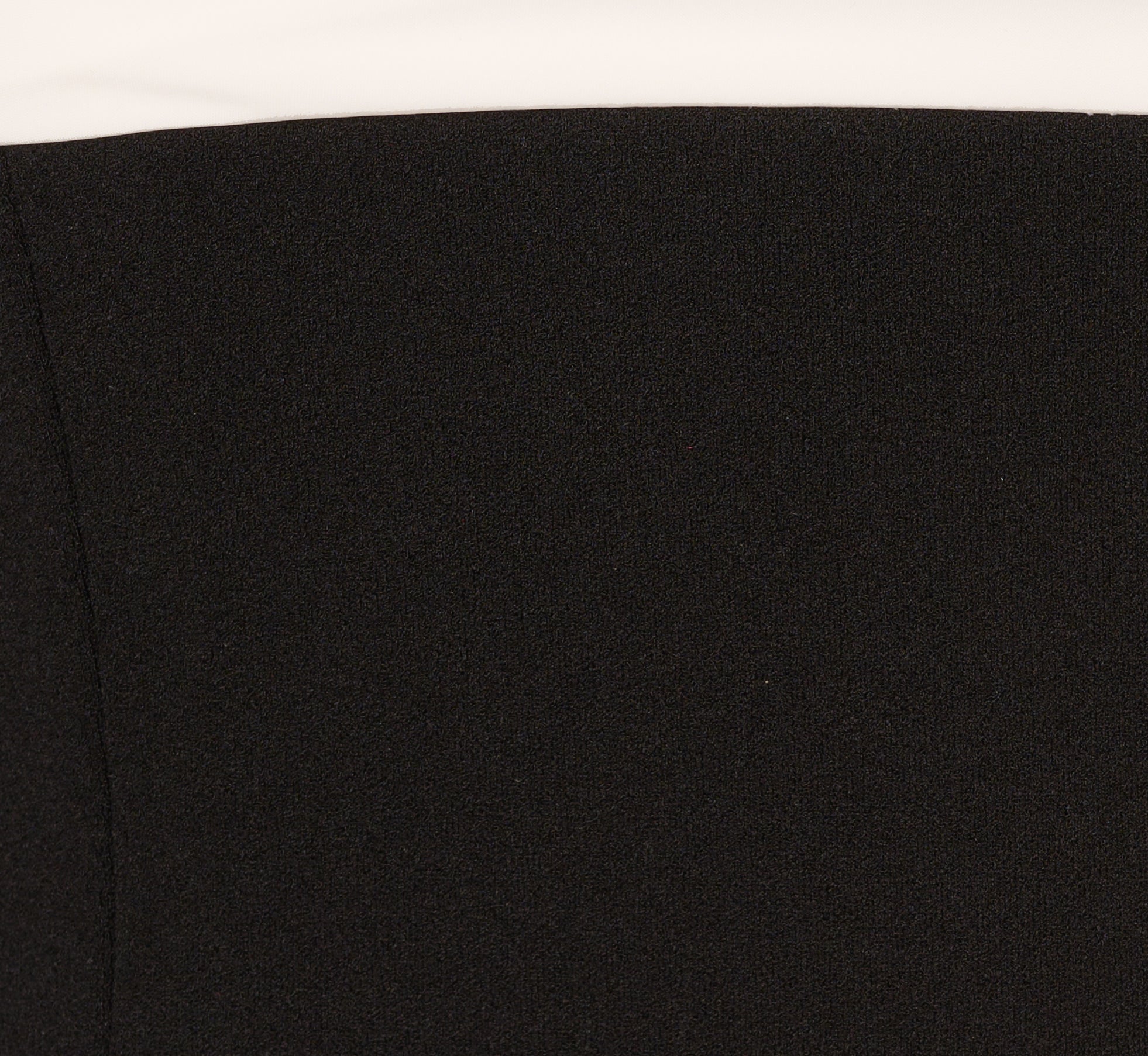 Colorblock Crepe Strapless Jumpsuit With Bow Accent In Black White