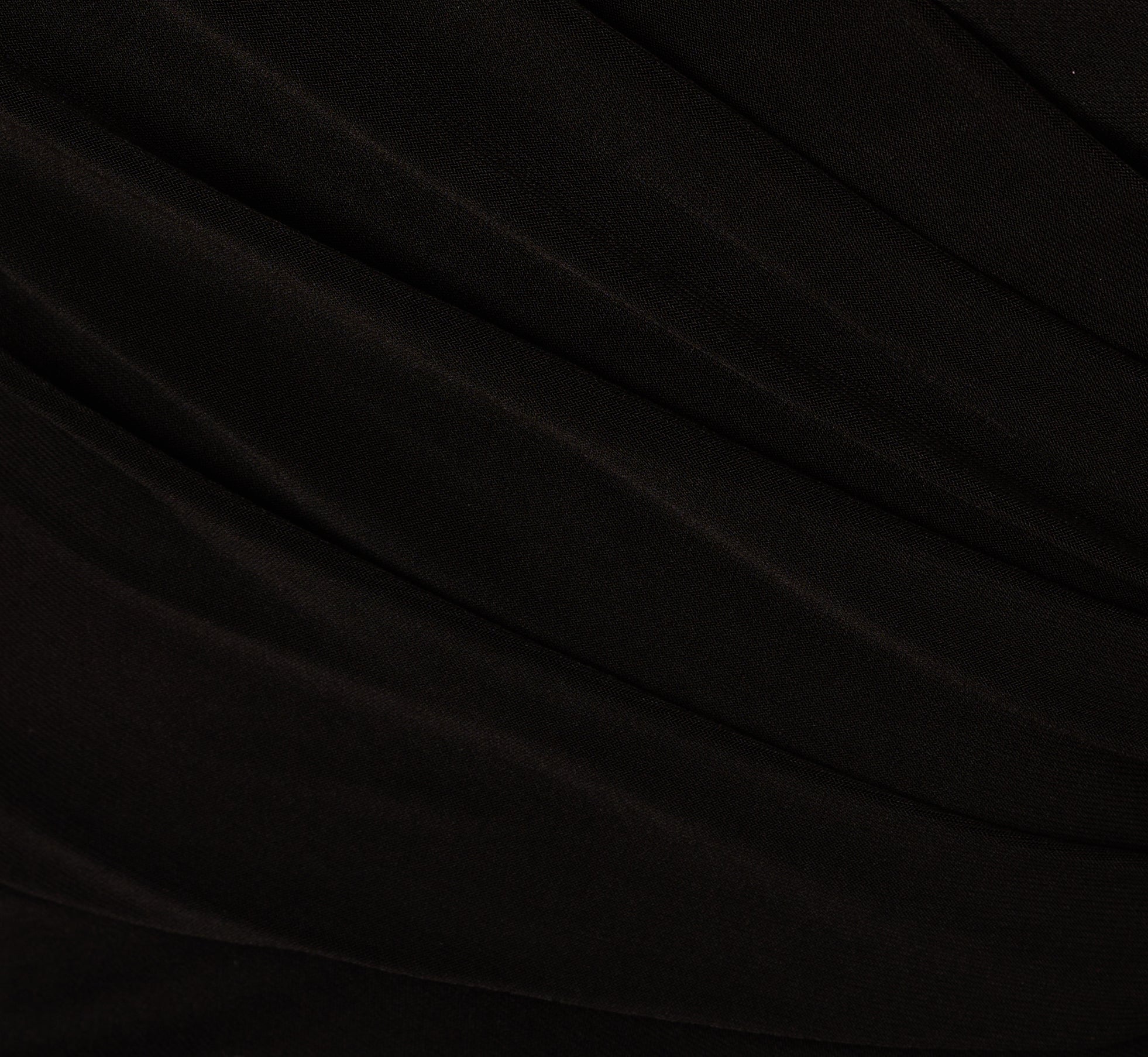 Wide Leg Jersey Jumpsuit With Sheer Lace Bell Sleeves In Black