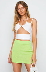 Boathouse Green Mini Skirt