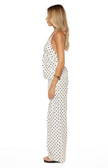 Imee White Polka Dot Top