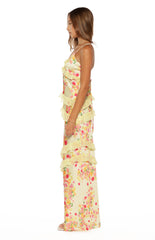 Inara Yellow Bloom Ruffle Maxi Dress - PRE ORDER