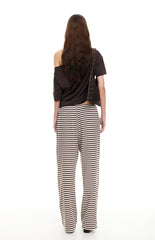 Lioness Bloom Dark Chocolate Stripe Pants