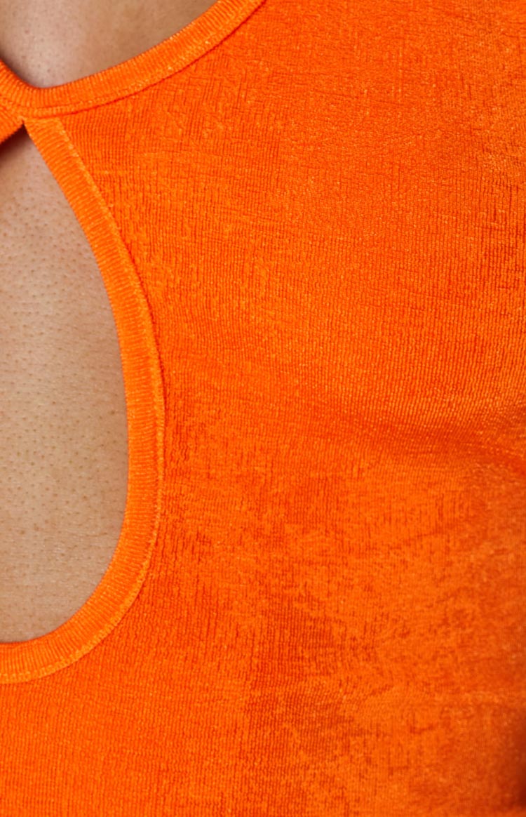 Helena Midi Dress Orange