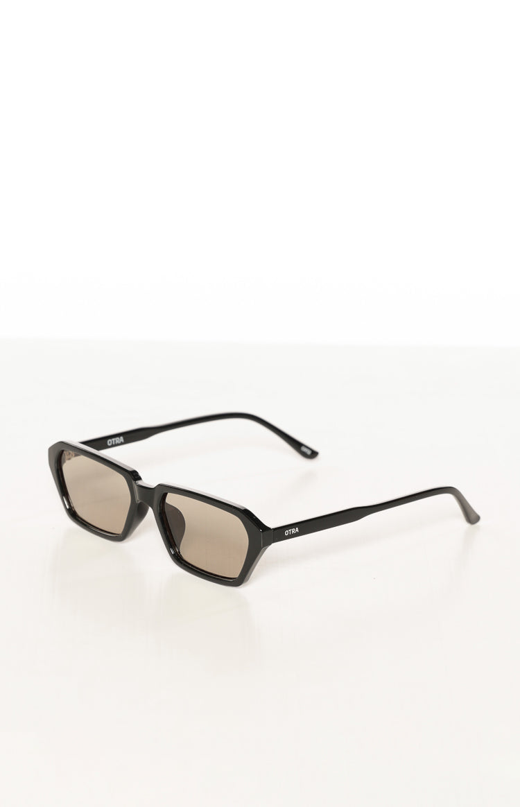 Otra Eyewear Izzy Black Olive Square Frame Sunglasses