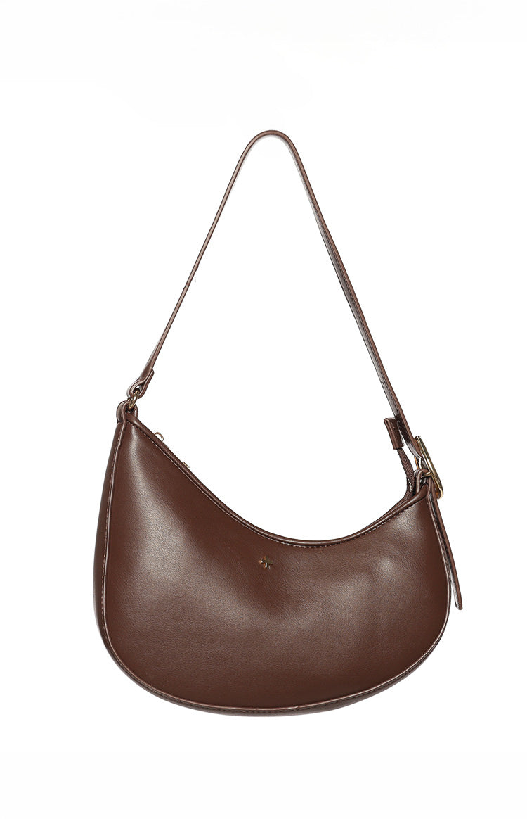 Peta And Jain Cinder Chocolate Shoulder Bag