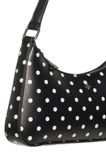 Peta and Jain Josee Black Polka Dot Shoulder Bag