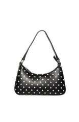 Peta and Jain Josee Black Polka Dot Shoulder Bag