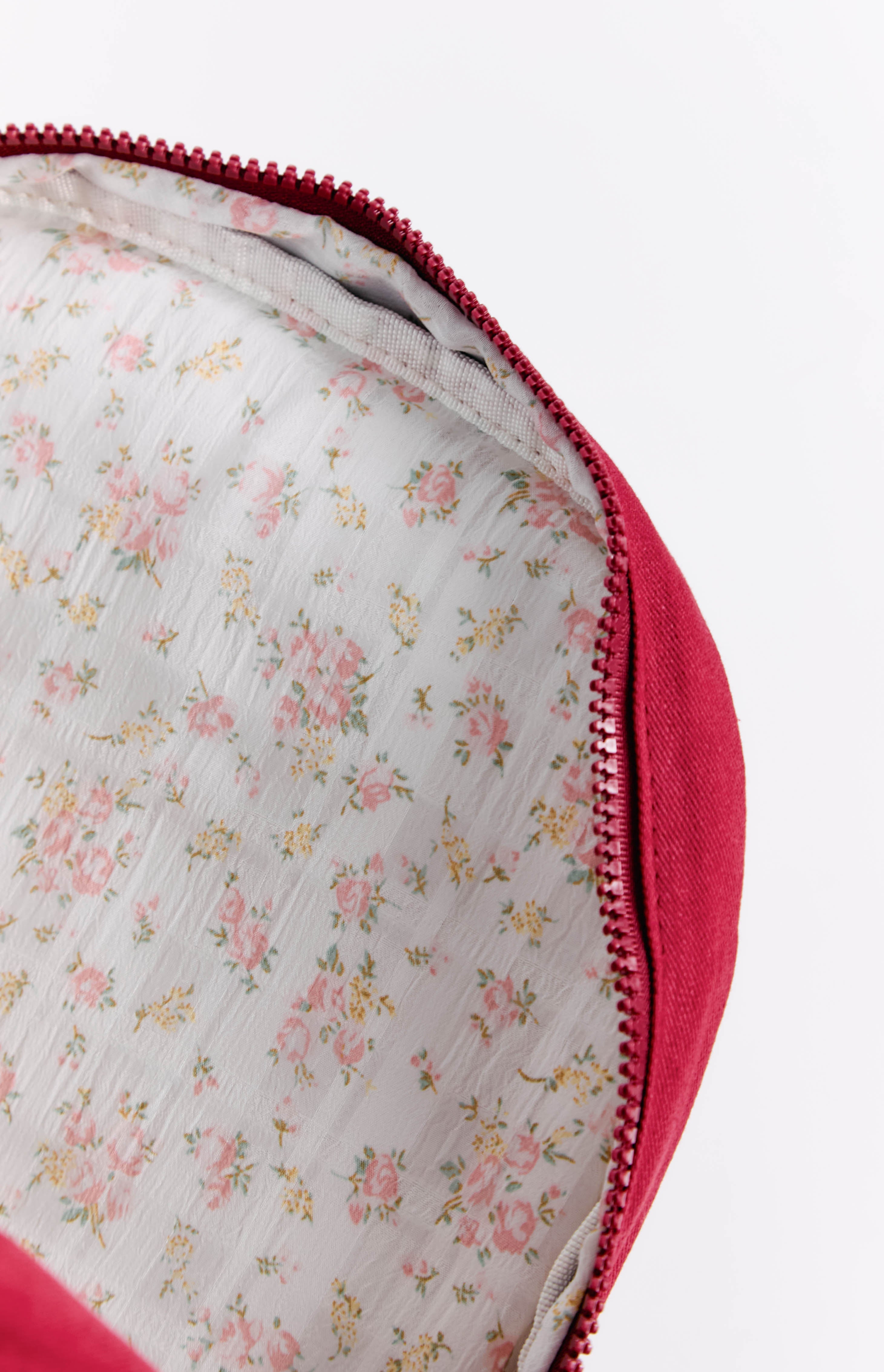 Pink Star Burgundy Backpack