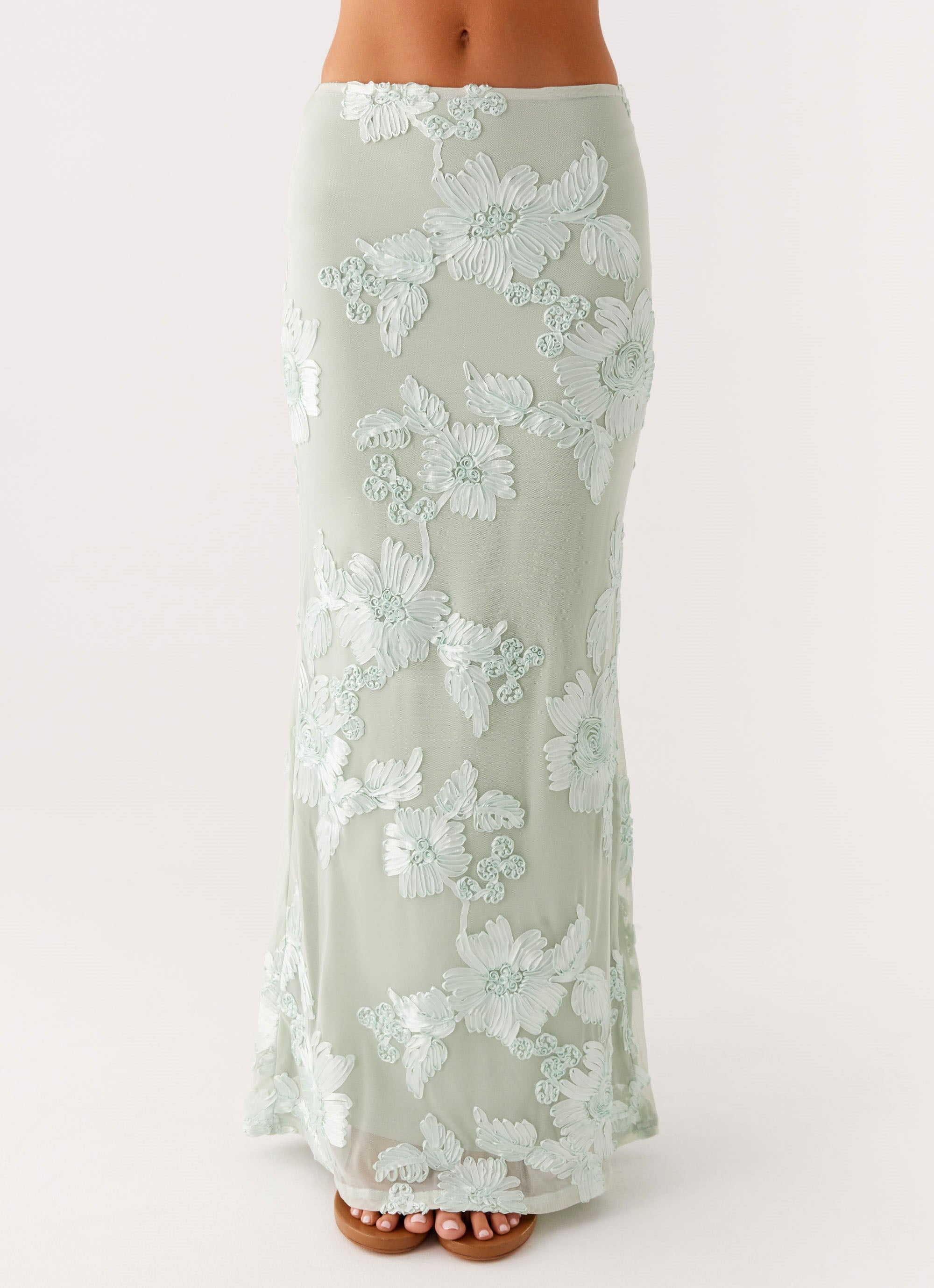 Radiate Maxi Skirt - Sage