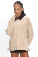LIONESS Workwear Jacket Stone