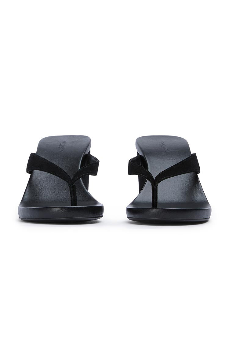 Tony Bianco Avanti Black Suede Wedge Heels