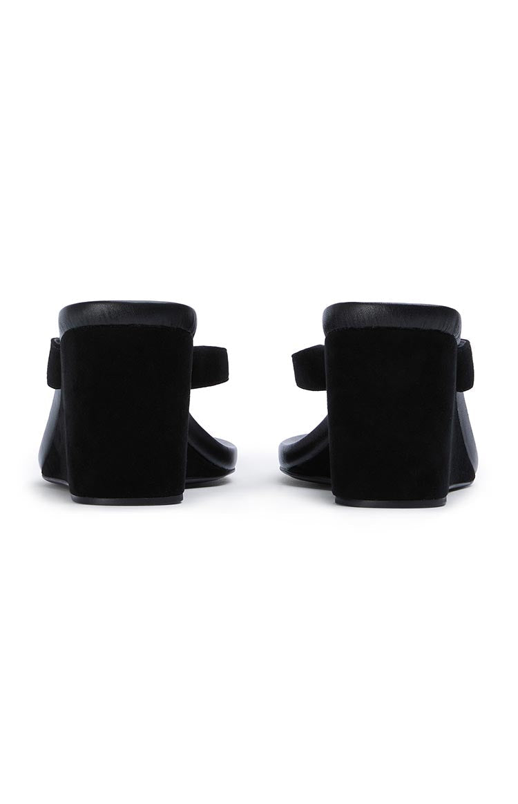 Tony Bianco Avanti Black Suede Wedge Heels