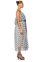 LIFE LIKE A MOVIE STRAPLESS MAXI DRESS