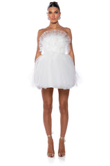 SOMETHING SLIGHT TULLE MINI DRESS