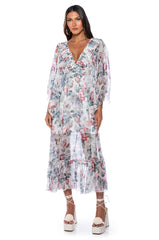 WHAT A TIME FLORAL MAXI DRESS